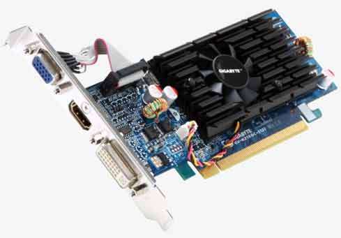 GIGABYTE GEFORCE GRAPHIC CARD GV-N210OC-512i
