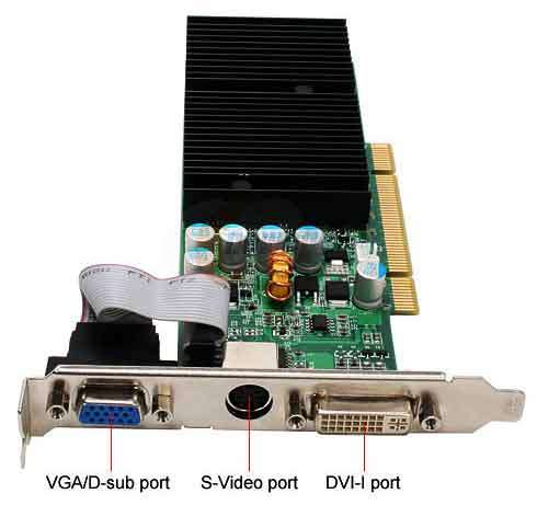 E-GEFORCE 6200, 256MB DD2 GRAPHIC CARD