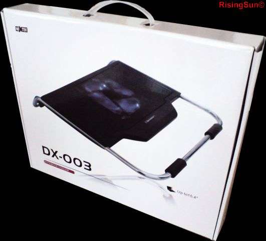 LAST ONE - LAPTOP COOLING STAND WITH USB PORT, BLUE LED (BRAND NEW)