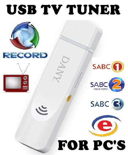 DANY USB ANALOGUE TV TUNER WITH CARD READER, REMOTE, CONVERT PC INTO TV (BRAND NEW)