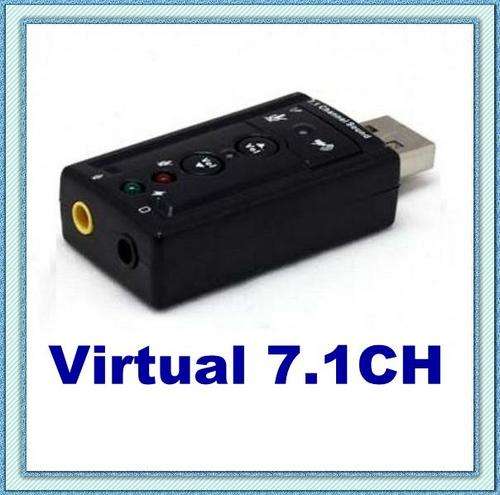 USB 7.1 Channel Sound Adapter  -  Enjoy Surround Sound!
