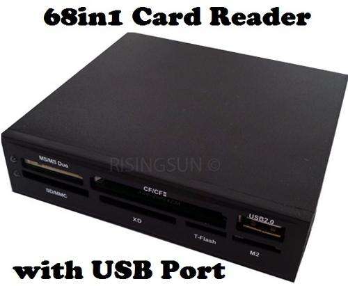 NEXTEK 68in1 INTERNAL MEMORY CARD READER/WRITER WITH USB PORT (BRAND NEW)