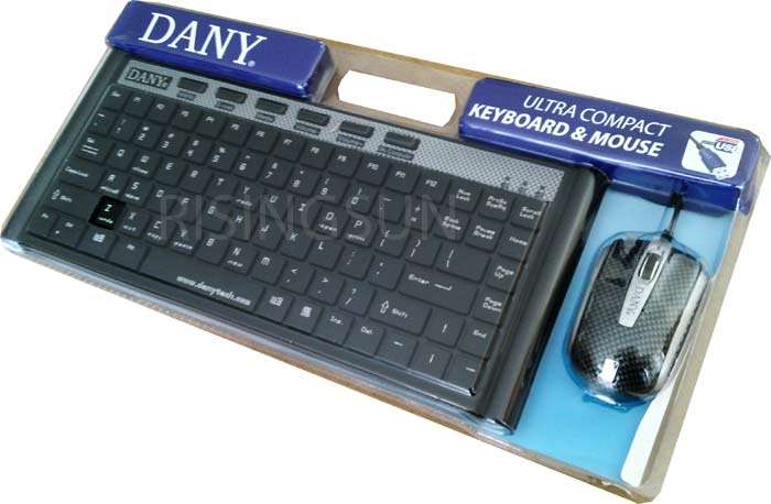 DANY ULTRA COMPACT USB MULTIMEDIA KEYBOARD & MOUSE COMBO (BRAND NEW)