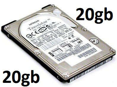 HITACHI {{20GB}} TRAVELSTAR 2.5" IDE HARD DISK