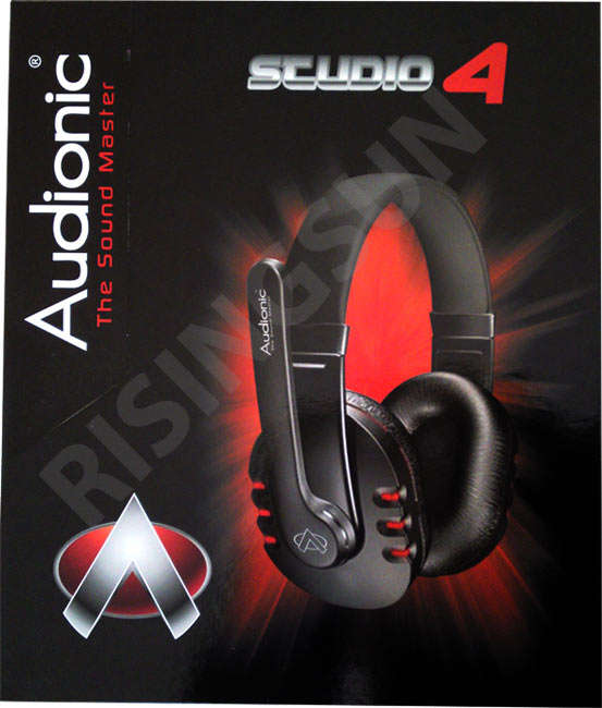 AUDIONIC STUDIO 4 PROFESSIONAL HEADPHONES WITH MIC FOR SKYPE, LISTENING MUSIC ETC (BRAND NEW)