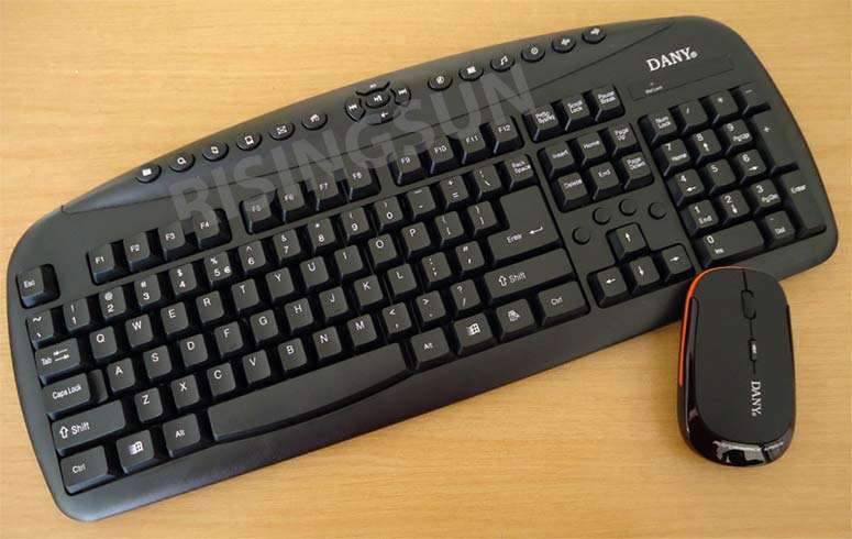DANY 2.4GHz WIRELESS MULTIMEDIA KEYBOARD AND 2000 DPI MOUSE (BRAND NEW)