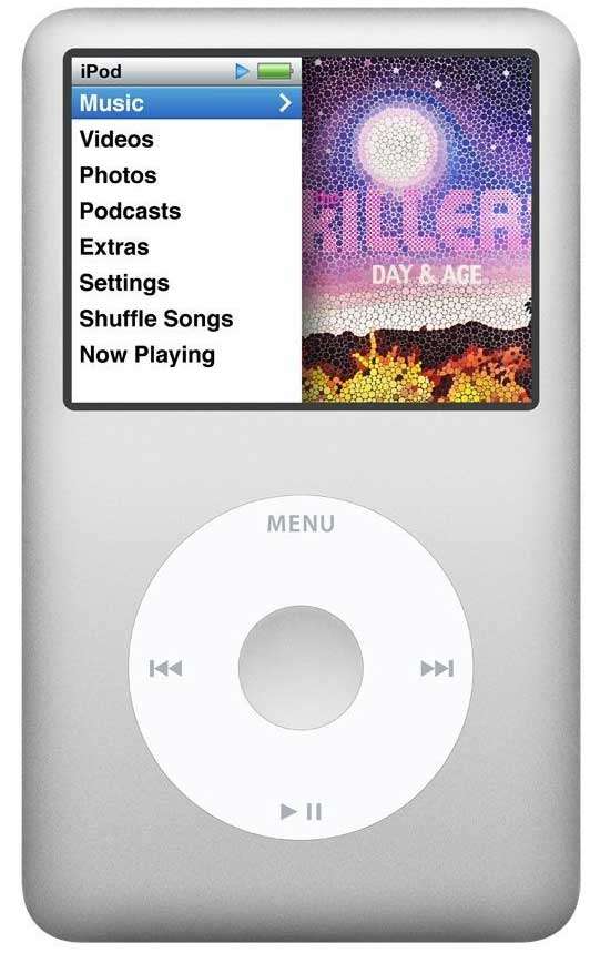 APPLE IPOD CLASSIC 160GB (7th Gen) SILVER *HOLDS 40000 SONGS* (BRAND NEW)