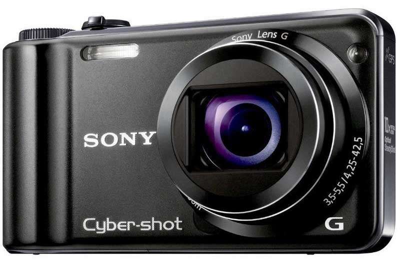 SONY HX5V/B 10.2 MP DIGITAL CAM, 10X ZOOM, FULL HD, GPS, RECHARGEABLE BATTERY ETC (BRAND NEW)