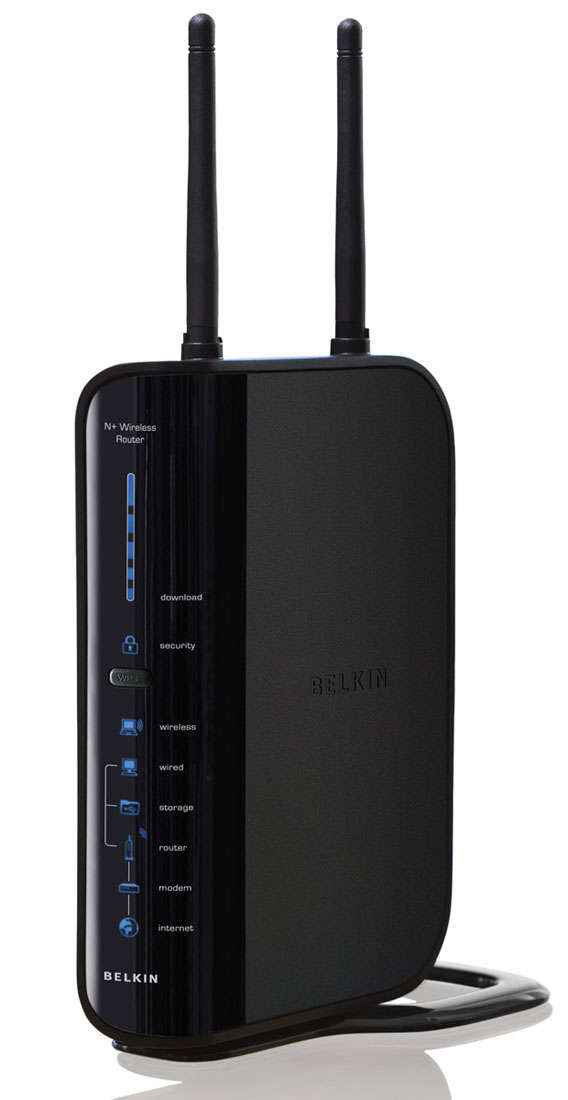 BELKIN N+ 300Mbps ENHANCED WIRED / WIRELESS ROUTER (DISPLAY UNIT)
