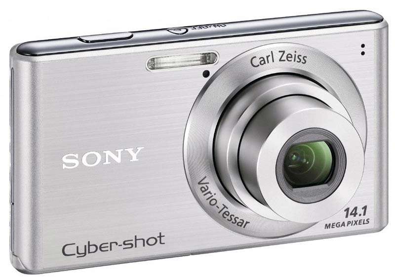 SONY CYBER-SHOT DSC-W530 14.1 MP DIGITAL CAMERA WITH CARRY CASE, 2GB SD CARD (SILVER)