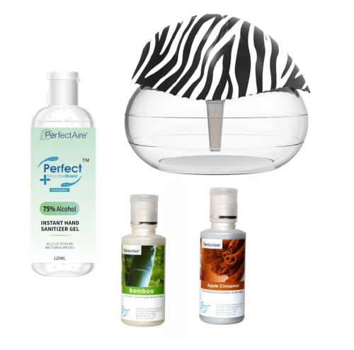 Air Purifier, 2x Solution & 1x Sanitizer Combo