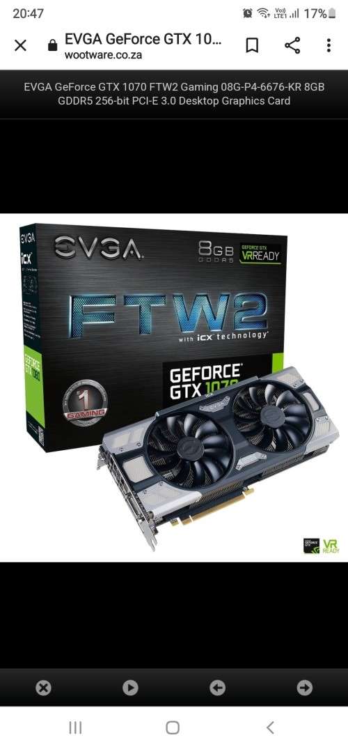 EVGA FTW 2 GTX 1070