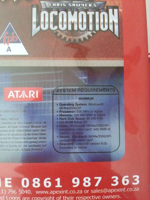 Chris Sawyer`s Locomotion PC Game