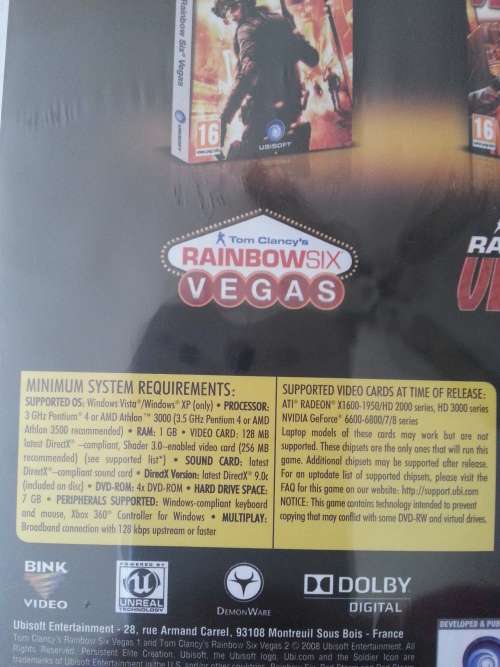 Tom Clancy`s Rainbox Six Vegas Collection PC Game