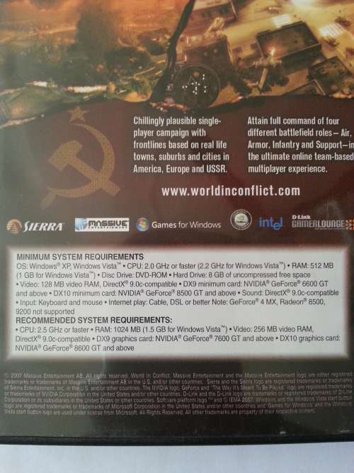 World in Conflict PC Game