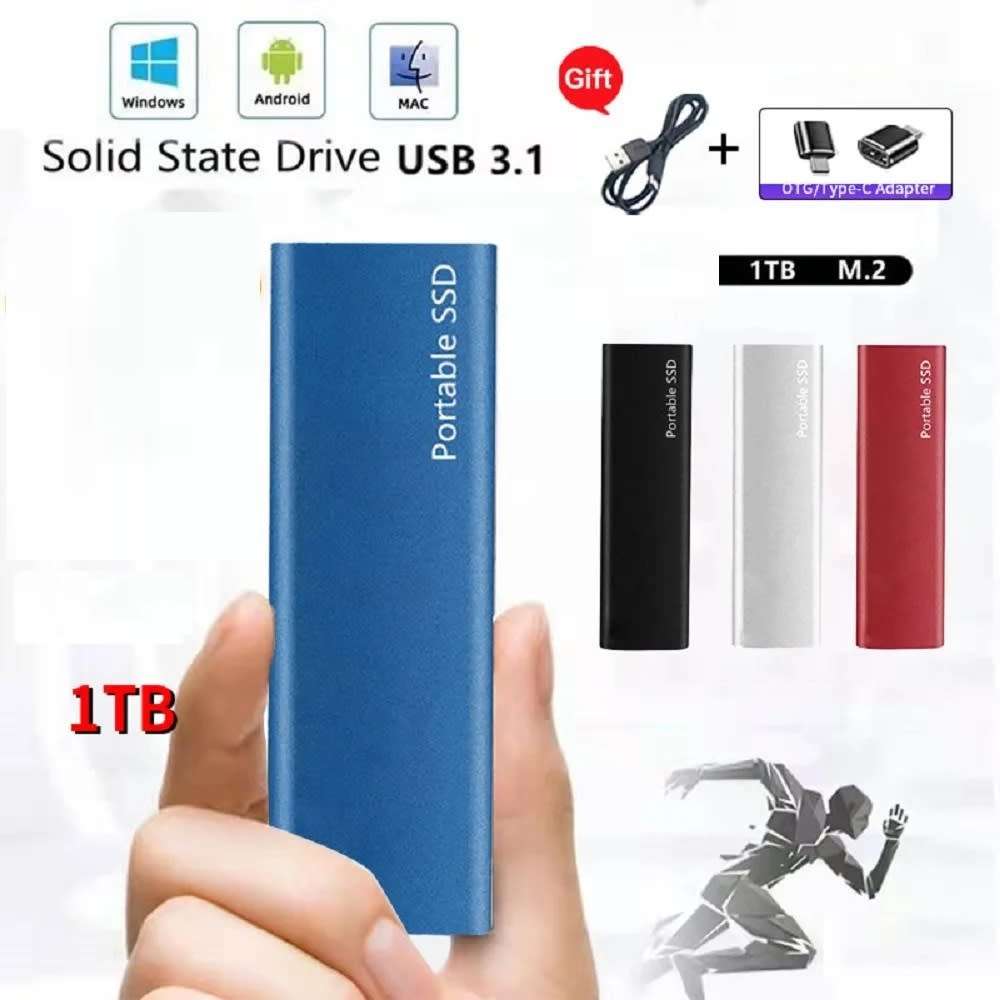 Xiaomi Mijia 100% Original New Portable SSD Hard Drive 1TB External SSD Hard Drive Type C USB3