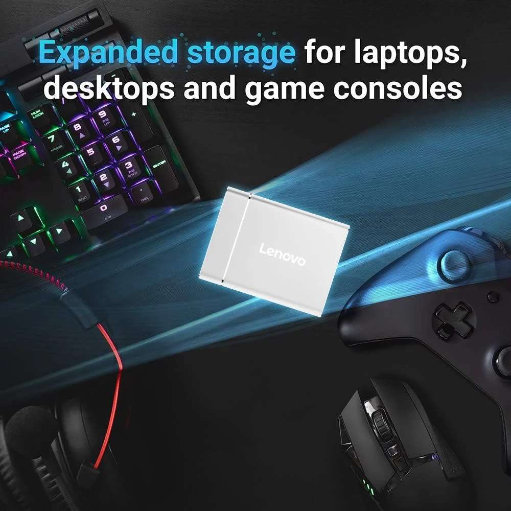 Lenovo Portable SSD External Hard Drive 2TB External Solid State Drive USB 3.1 Lenovo Portable SSD E