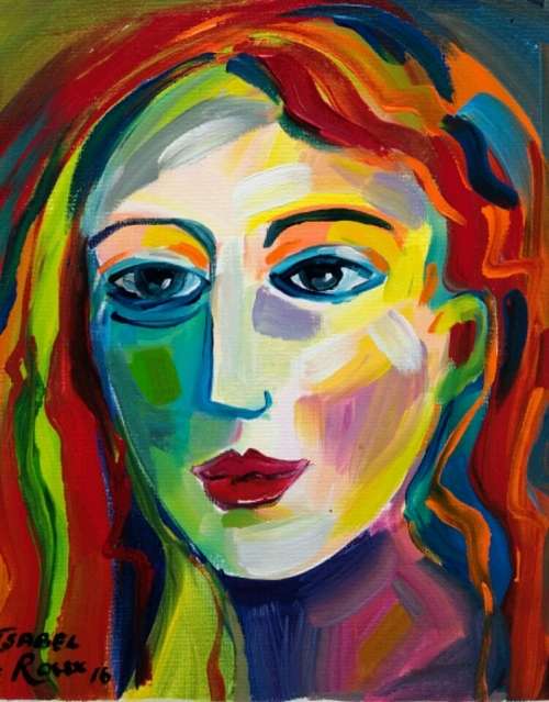 ISABEL LE ROUX  - 8 portrait paintings