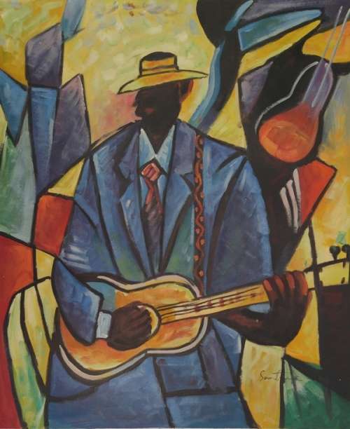 52CM X 62CM OIL PAINTING  - CRAZY ART CLEARANCE  **** FREE SHIPPING ****