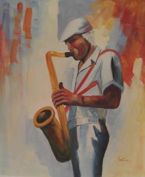 THE MUSICIAN -  CRAZY ART SALE