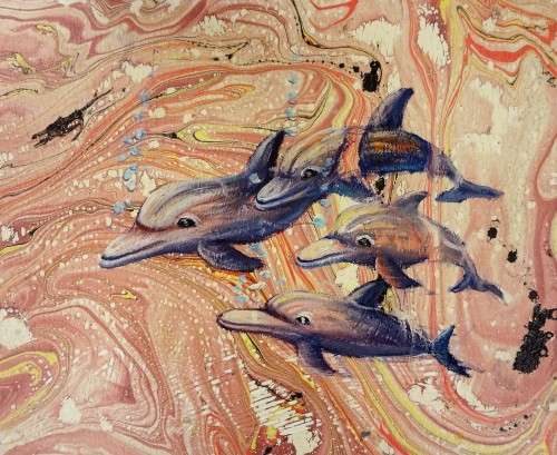 DOLPHINS  -  CRAZY ART SALE