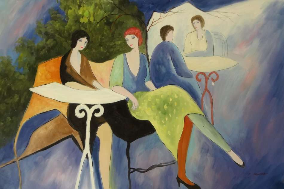 COPY TARKAY TEA LADIES - !!!!  CRAZY ART SALE  !!!!