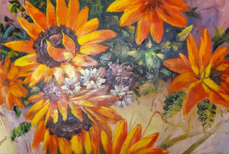 FLORAL STUDY  - !!!!  CRAZY ART SALE  !!!!