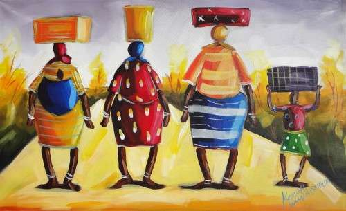 kenneth muradzikwa oil painting