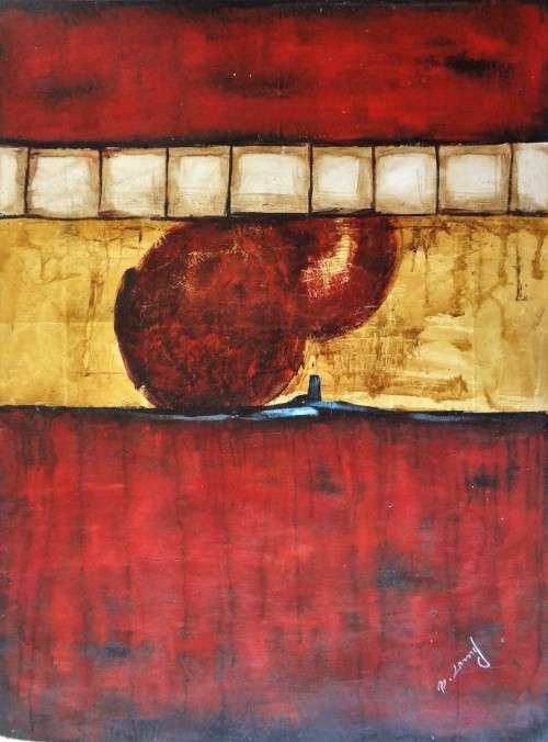 LARGE OIL PAINTING  93CM X 123CM - GALLERY RETAIL R7 500