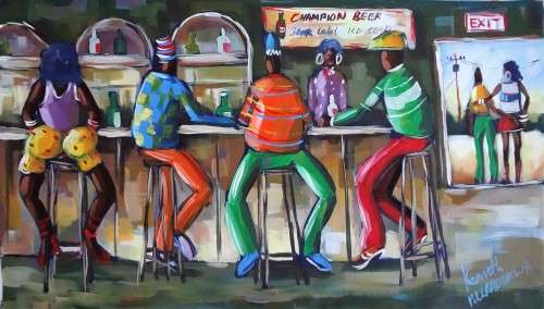 kenneth muradzikwa oil painting