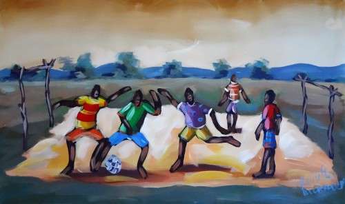 kenneth muradzikwa oil painting
