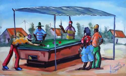 kenneth muradzikwa oil painting