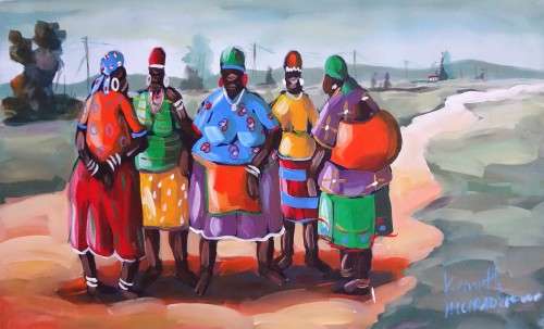 kenneth muradzikwa oil painting