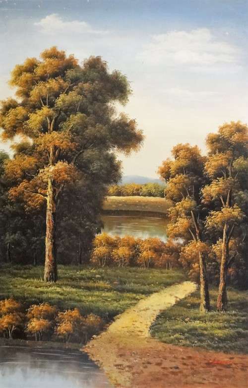 landscape oil painting