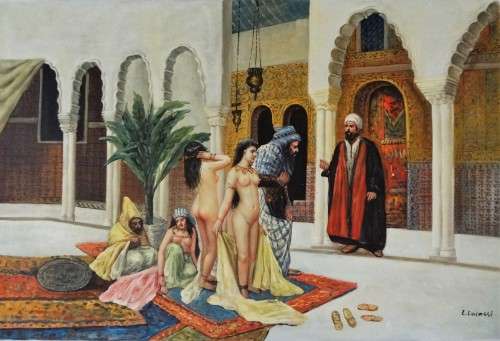 middle eastern - oil painting