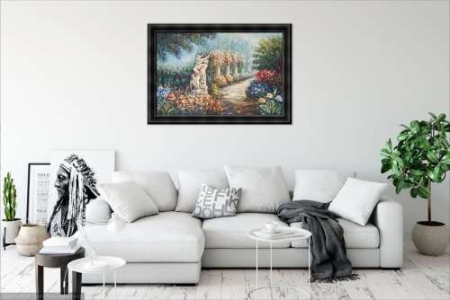 garden splendour oil painting gallery retail R8 500