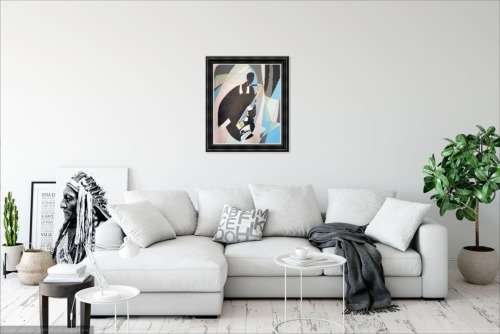 JAZZ PLAYERS OIL PAINTING  - GALLERY RETAIL R6 500