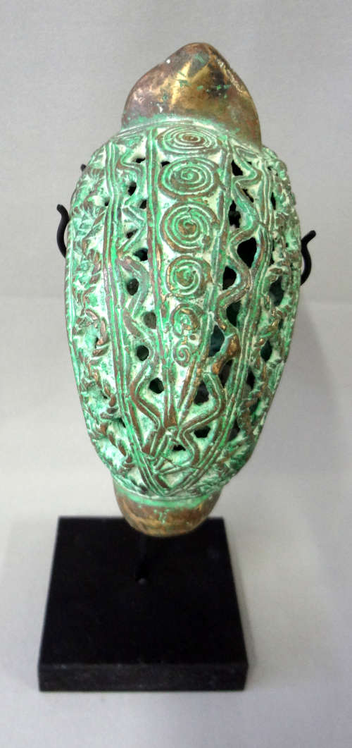 benin bronze amulet