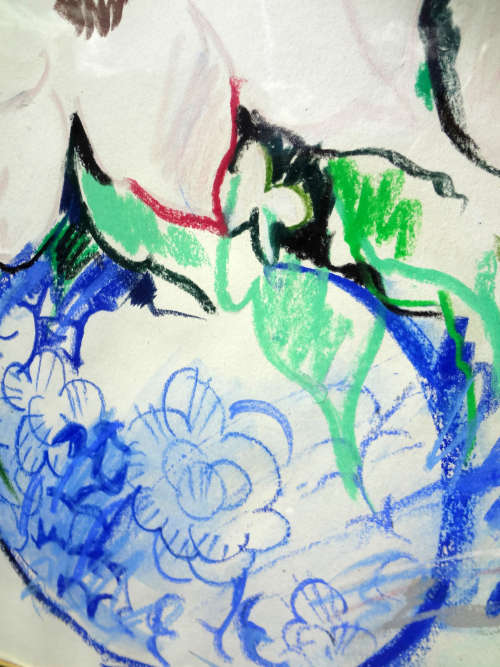 aileen lipkin - saint joseph flower study painting