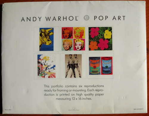 Andy Warhol Popart Collectors Portfolio 6 Prints