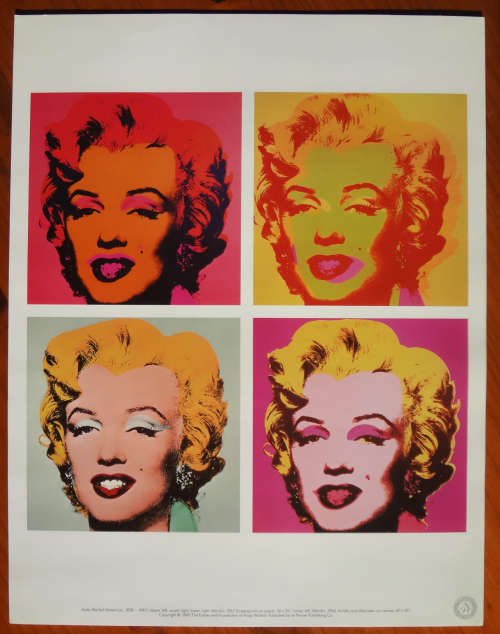 Andy Warhol Popart Collectors Portfolio 6 Prints