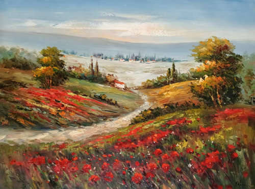 large landscape oil painting