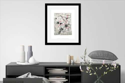 william kentridge `afrika africa l`afrique` print