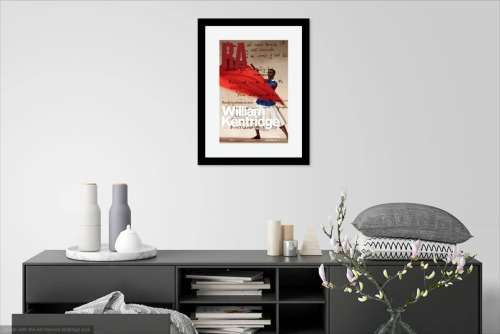 william kentridge `Notes Towards a Model Opera`- Royal Academy Of Arts exhibition poster