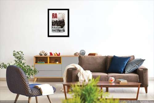 william kentridge `Carte Hypsométrique de lEmpire Russe` - Royal Academy Of Arts exhibition poster