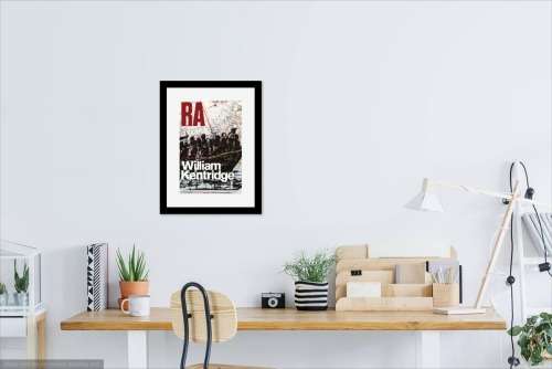 william kentridge `Carte Hypsométrique de lEmpire Russe` - Royal Academy Of Arts exhibition poster