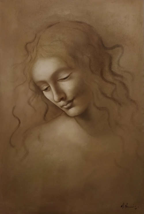 figurative study oil painting