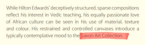 hilton edwards mixed media painting