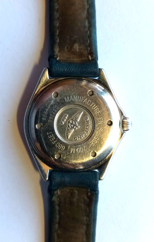 Breitling Watch Lady J with 18kt gold bezel