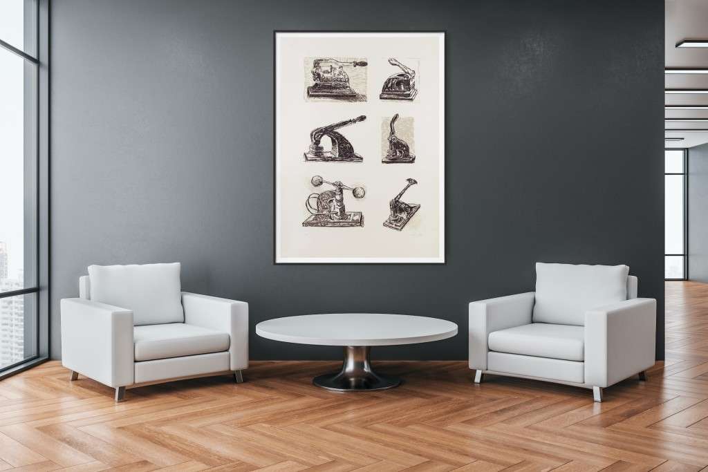 william kentridge - `embosser` print